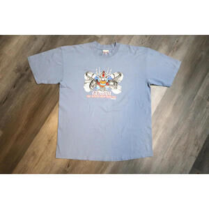 Bloodletter.Co Gundam Limited T Shirt "The Witch From Mercury" Blue Men Large